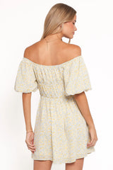 Tori Off Shoulder Mini Dress - Floral