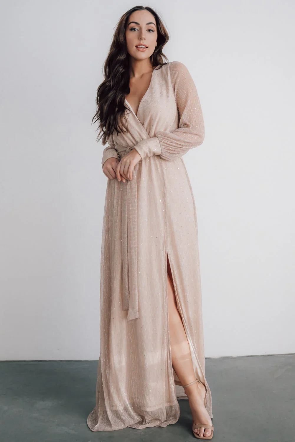 Abigail Sparkle Gown | Champagne