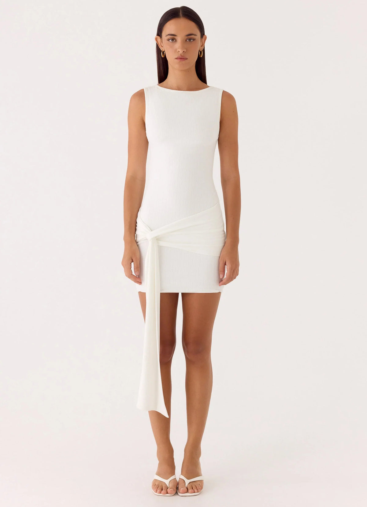 Everly Mini Dress - White