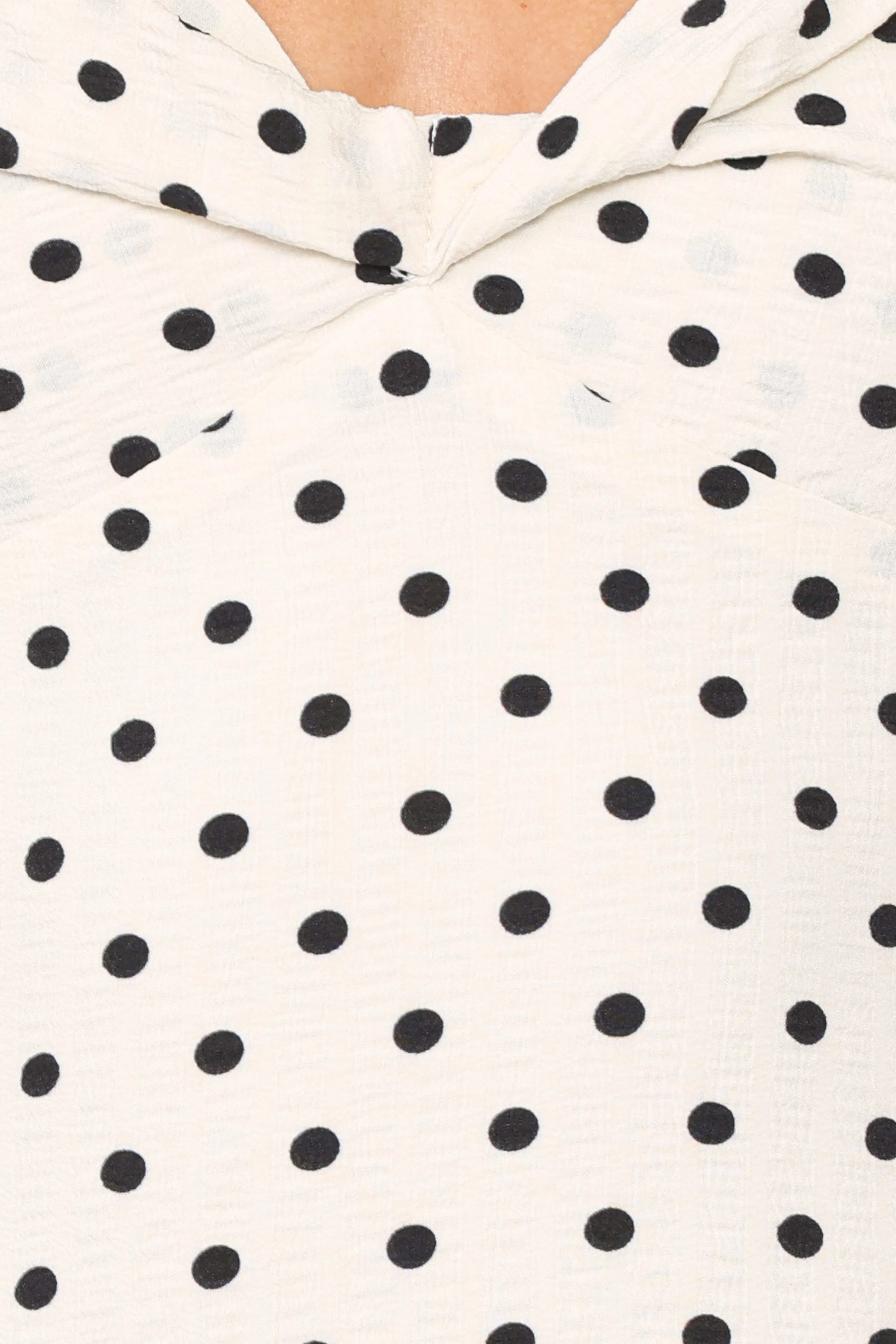 Sophina Midi Dress - Black Polka Dot
