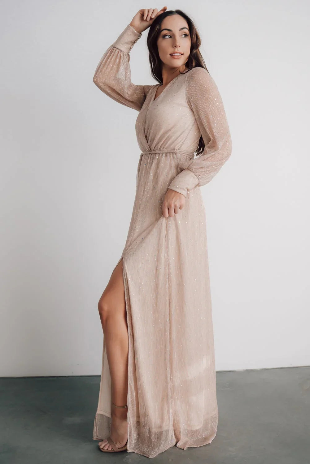Abigail Sparkle Gown | Champagne