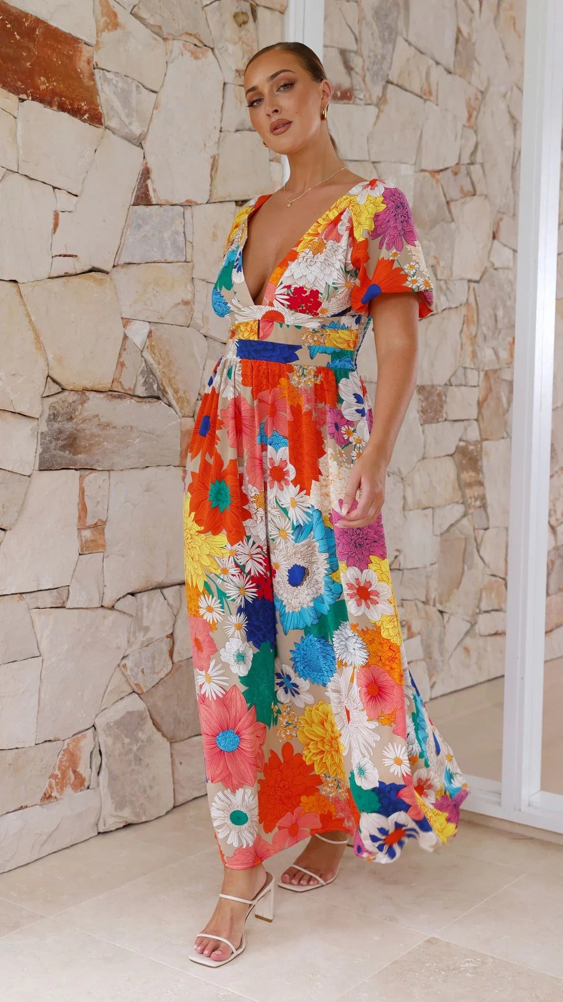 Baker Maxi Dress - Multi Floral
