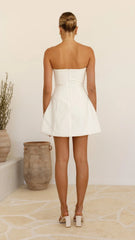 Evelyn Mini Dress - Cream