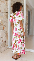 Blaire Midi Dress - Bonita Floral
